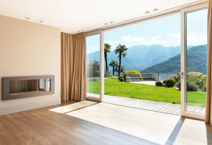 Picture of empty living room